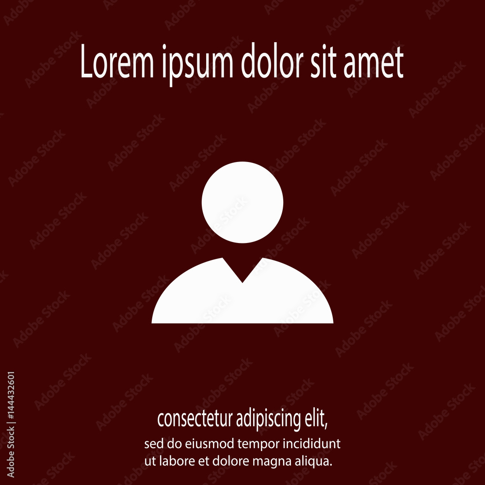 Business man icon, vector illustration. Flat design style Business man icon, vector illustration. Flat design style