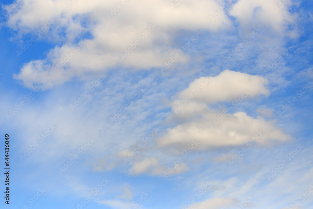 Fototapeta premium The vast blue sky and clouds sky