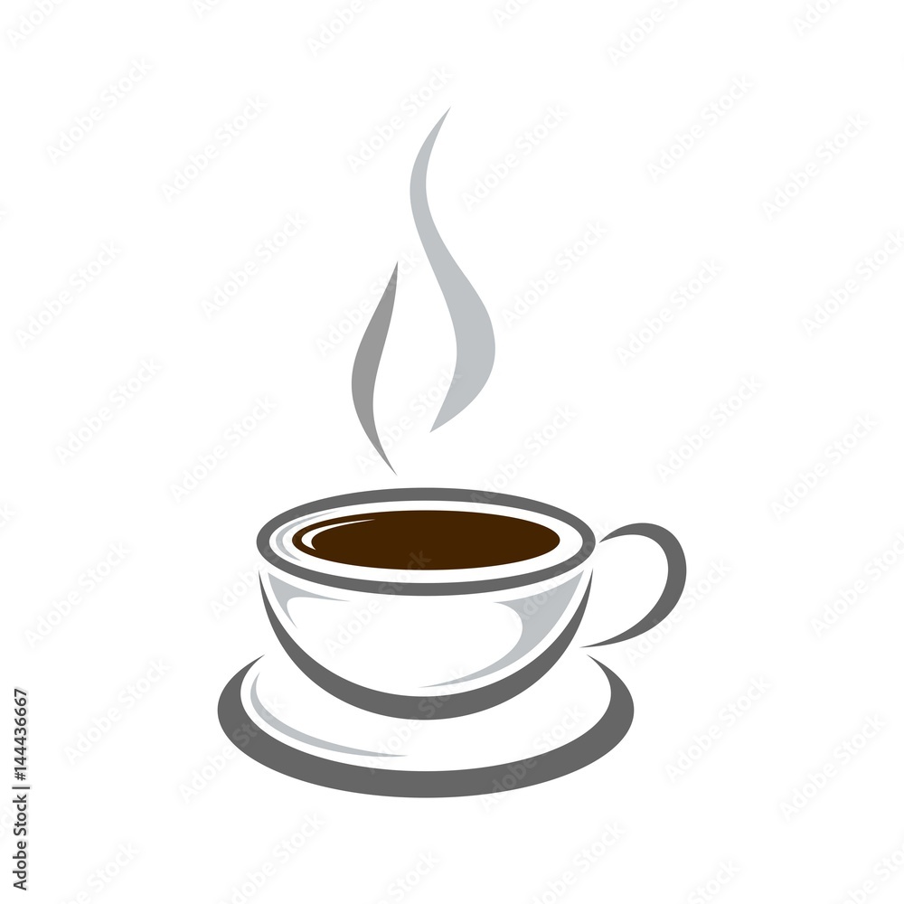 Obraz premium Coffee shop logo design