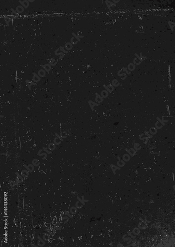 Black grunge background. Blank aged red paper background, vertical. A4 format, grunge textures in layers and can be edited.