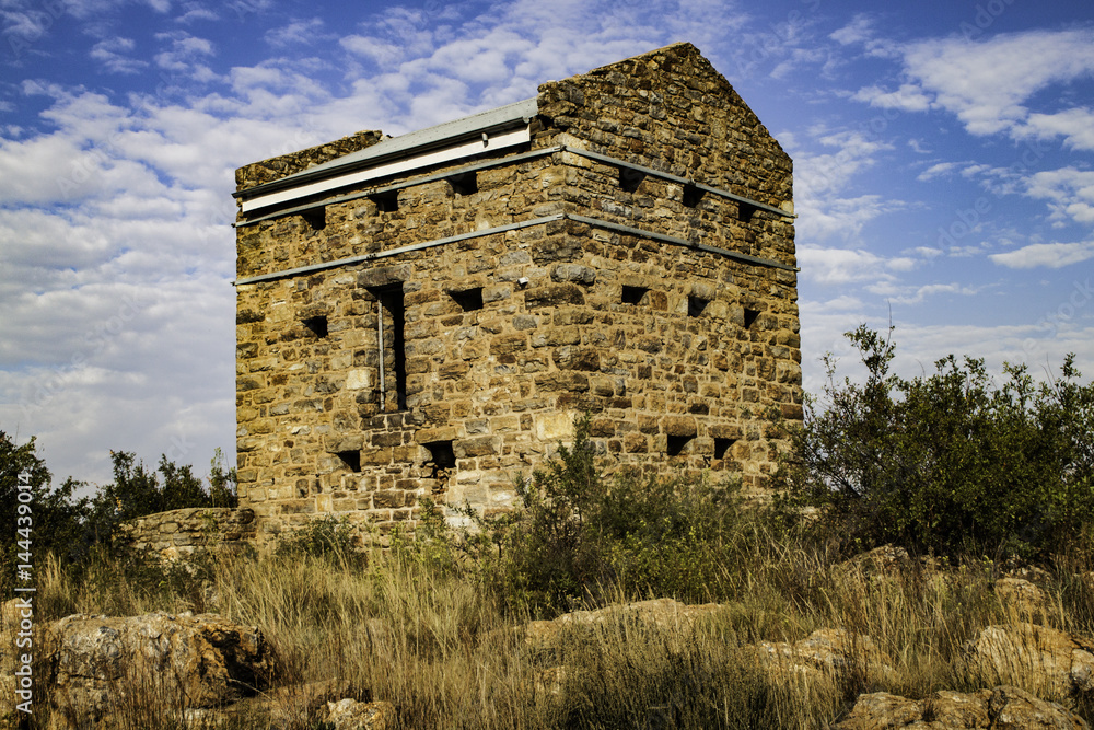 British Block House circa Boer war this is one of two still left. British Block House circa Boer war this is one of two still left.