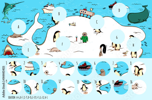 Find missing pieces, solution in hidden layer