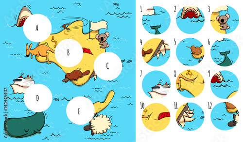 Find missing pieces, solution in hidden layer