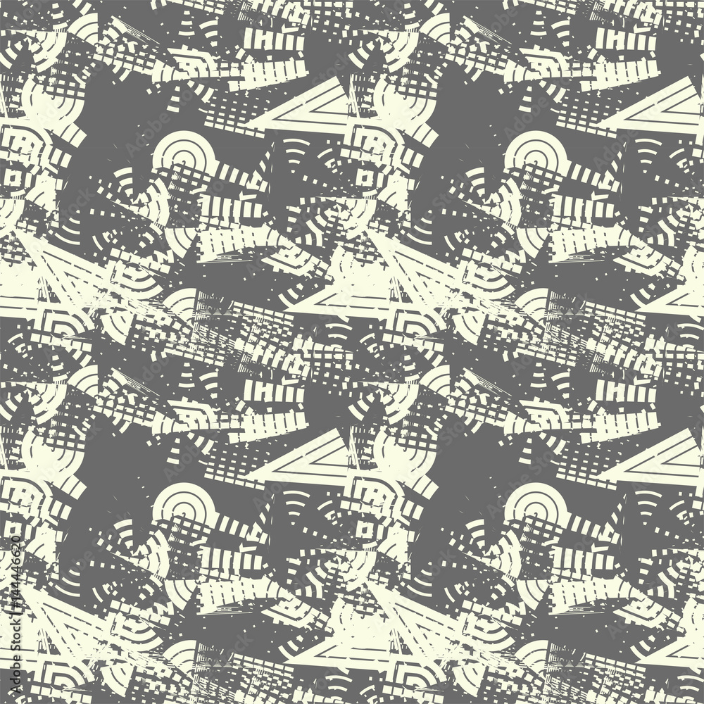 Abstract modern seamless pattern