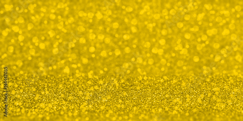 Yellow gold glitter background concept