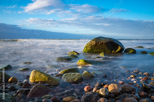 Steine an der Küste der Ostsee