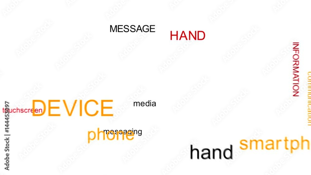 Mobile Device Word Cloud Animation SET. White, black, gray background. 4 k resolution. Mobile Device Word Cloud Animation SET. White, black, gray background. 4 k resolution.