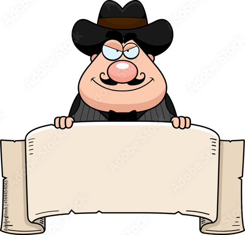 Cartoon Gunfighter Banner