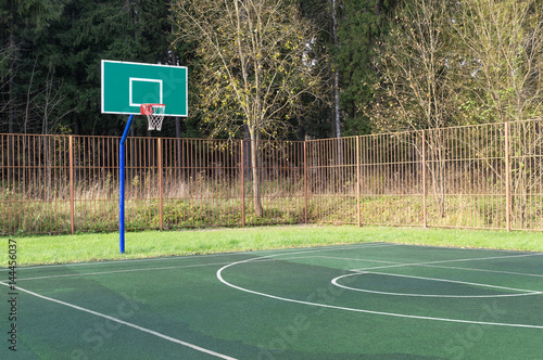 Stadium near forest