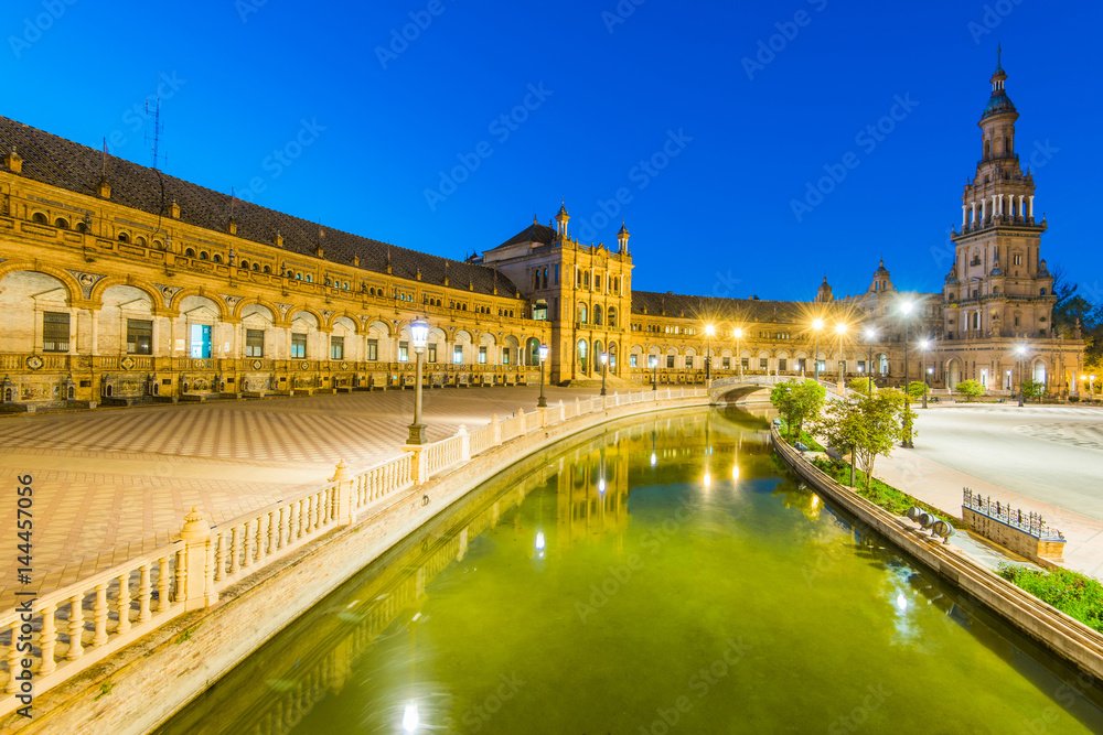 Plaza De Espana in Sevilla,Spain Plaza De Espana in Sevilla,Spain