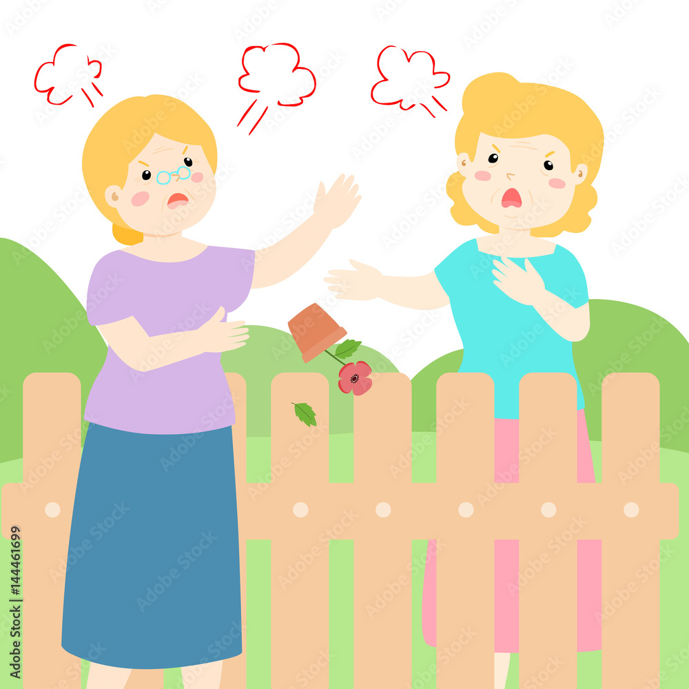 Bad relationship of senior neighbor vector Bad relationship of senior neighbor vector