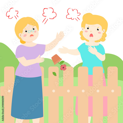 Bad relationship of senior neighbor vector
