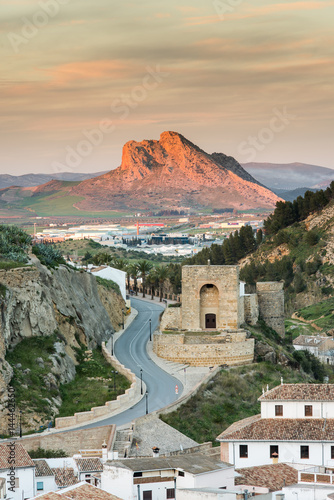 Antequera at sunset,Spain photo