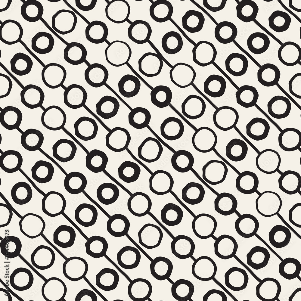 Vector Seamless Childlike Pattern. Monochrome Hand Drawn Geometric Shapes Texture Vector Seamless Childlike Pattern. Monochrome Hand Drawn Geometric Shapes Texture