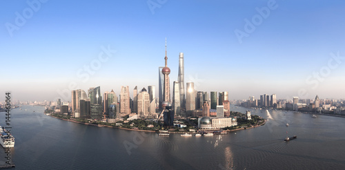 Shanghai cityscape view and city skyline 