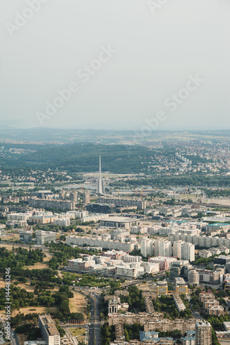 Skyline aerial view - city landscape
