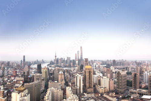 Fototapeta Naklejka Na Ścianę i Meble -  Shanghai Skyline and Cityscape