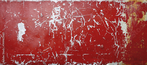 Rusty and shabby metal background with old paint