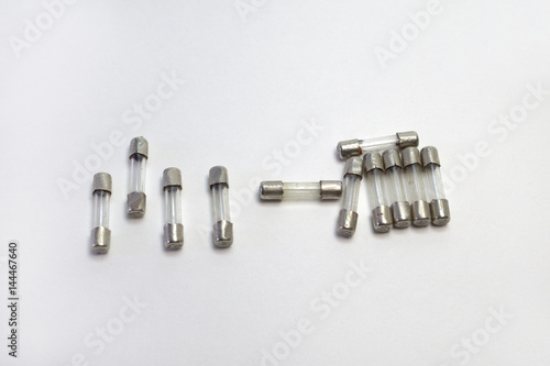 Set of fuses for soldering in the electronic circuit