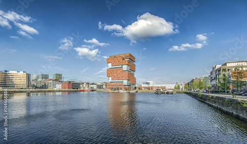 ANTWERP, BELGIUM - APRIL 13. 2017 Museum aan de Stroom MAS