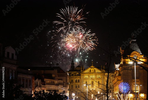 New Year Fireworks in Porto, Portugal © Anastasia