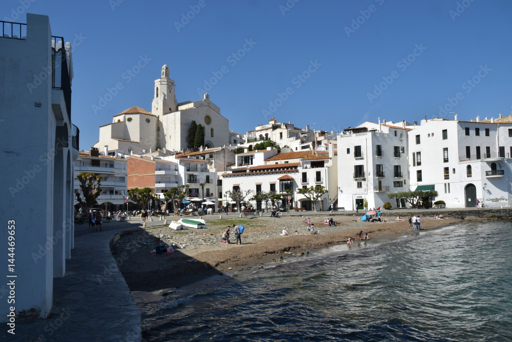 Ville de Cadaqués, Catalogne, Costa Brava, Espagne. Ville de Cadaqués, Catalogne, Costa Brava, Espagne.