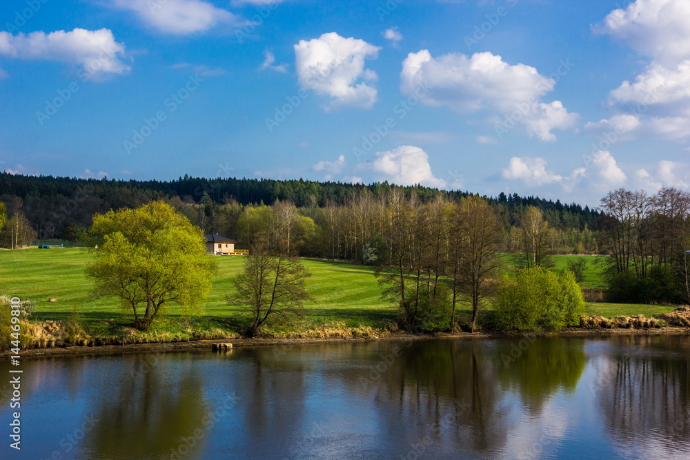 Vltava river in South Bohemia