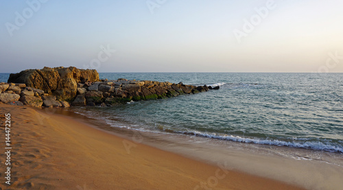 dusk on the beach