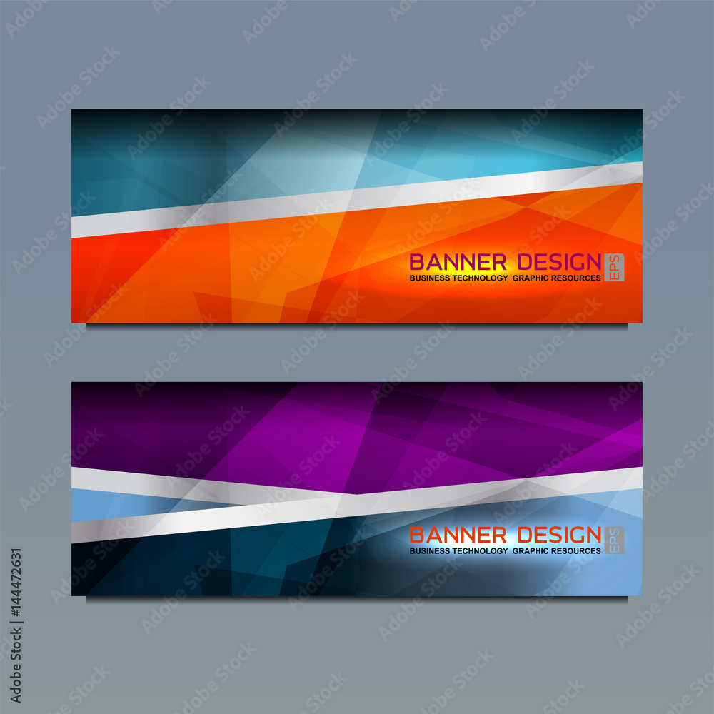 Web Banner, Header Layout Template, Creative cover. vector illustration