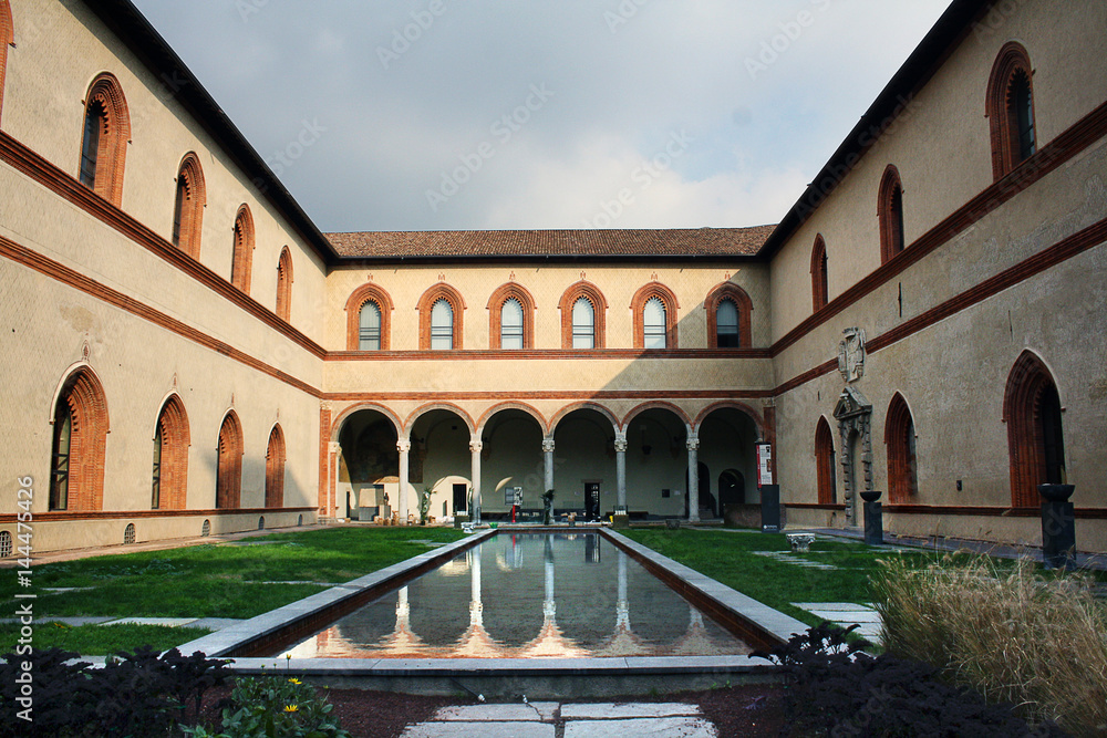 Milan Castello Sforzesco Cortile Ducale