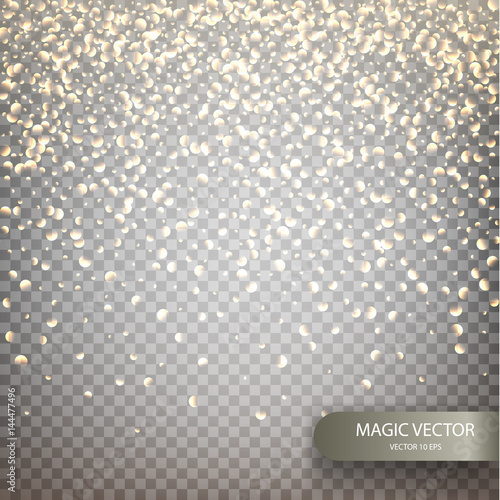 Magic vector luminous background.