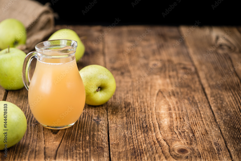 Portion of Juice (apple) (selective focus) Portion of Juice (apple) (selective focus)