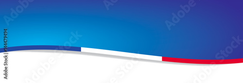 BANNIÈRE TRICOLORE VIERGE