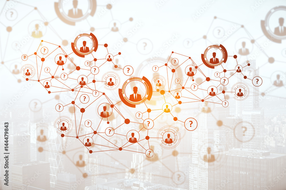 Obraz premium Network concept