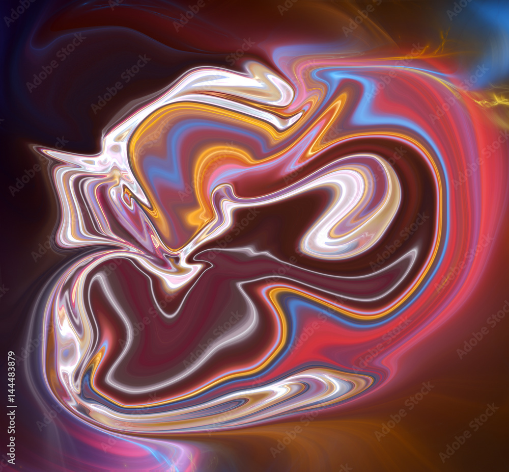 Colorful psychedelic liquefied background Colorful psychedelic liquefied background