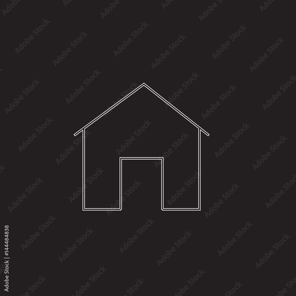 home icon vector, solid logo, pictogram isolated on black, pixel home icon vector, solid logo, pictogram isolated on black, pixel