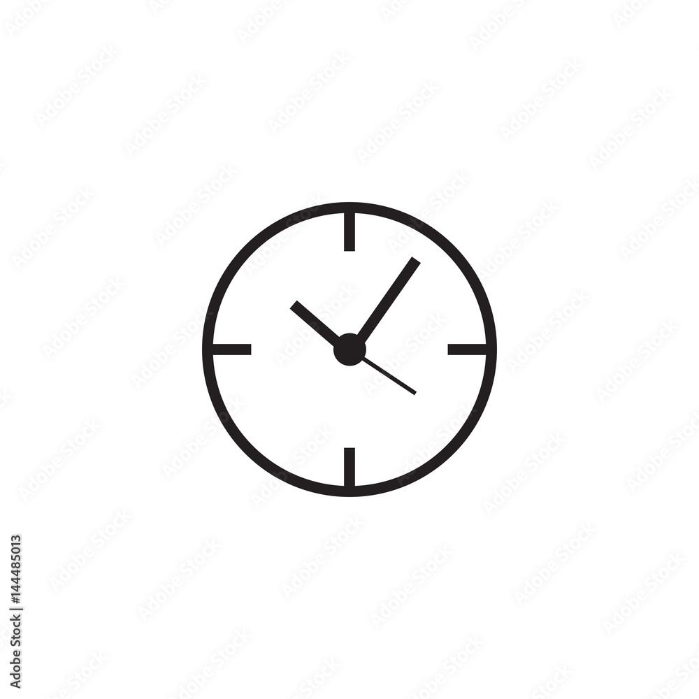 Clock line icon, time outline vector logo illustration, linear p Clock line icon, time outline vector logo illustration, linear p