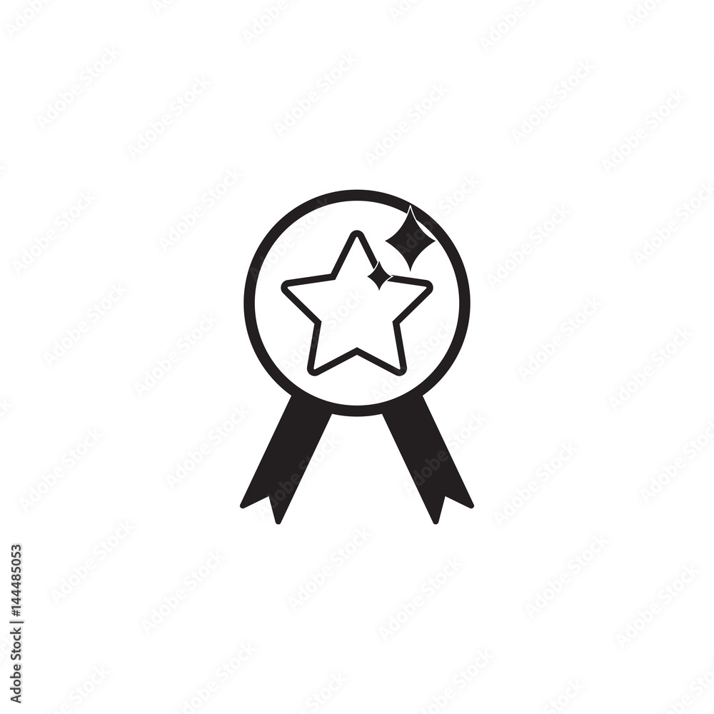 Award medal line icon, outline vector logo illustration, linear Award medal line icon, outline vector logo illustration, linear