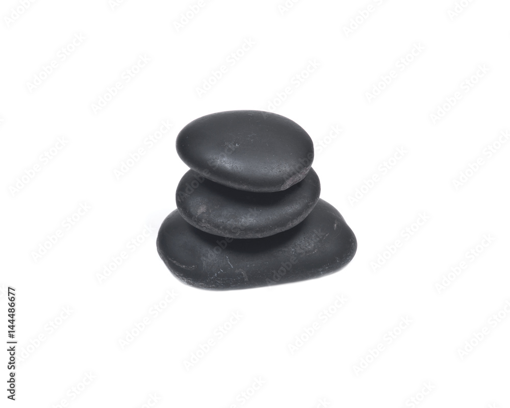 Super polished black river pebbles isolated on white background Super polished black river pebbles isolated on white background