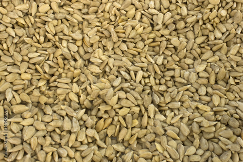 This is a photograph of hulled Sunflower Seeds