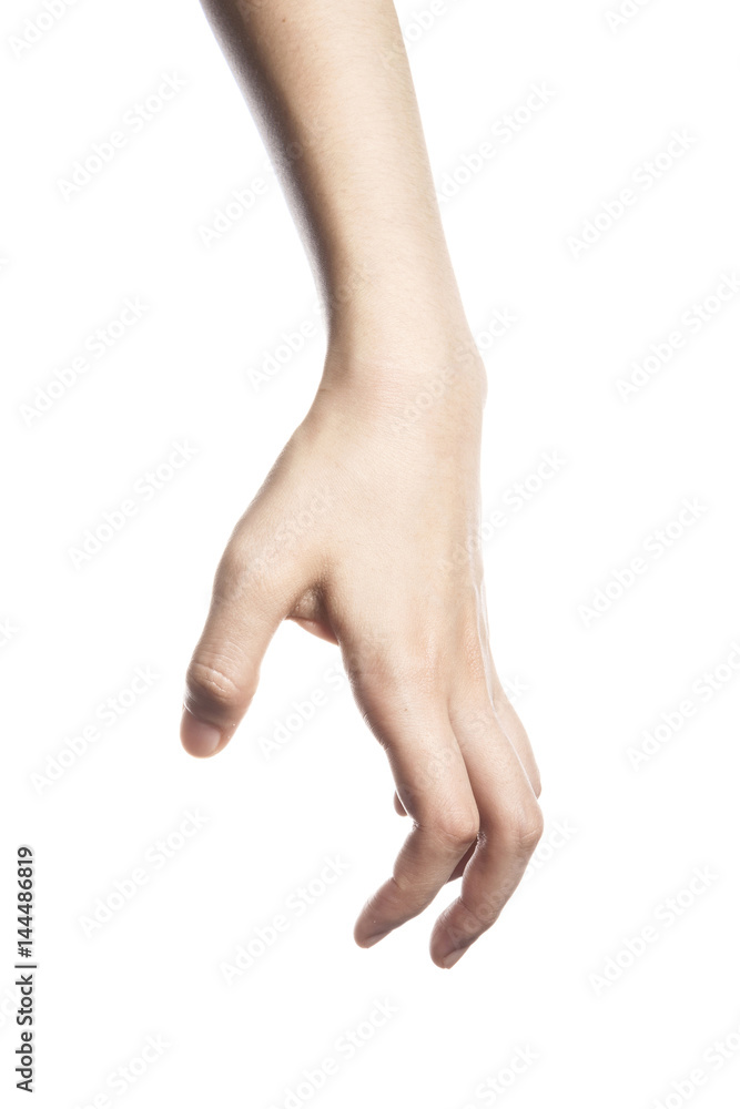 gesture with hand finger, hand hold a something. gesture with hand finger, hand hold a something.