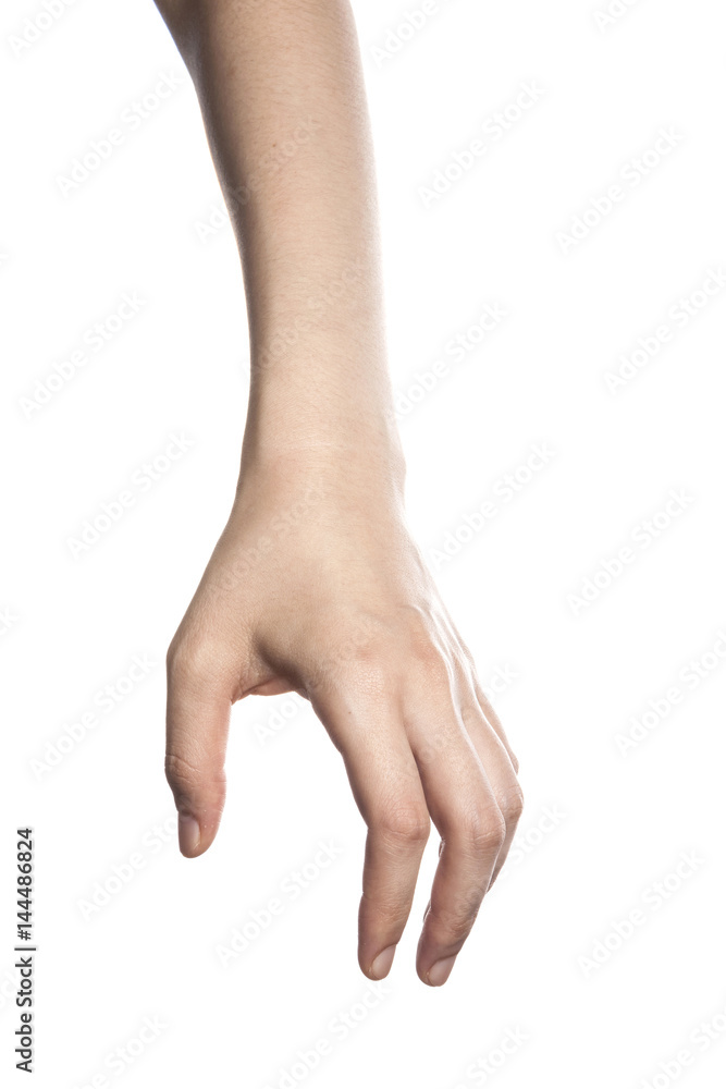 gesture with hand finger, hand hold a something. gesture with hand finger, hand hold a something.