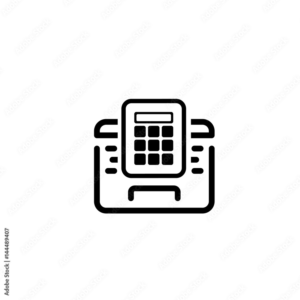 Secured Access Icon. Flat Design. Secured Access Icon. Flat Design.