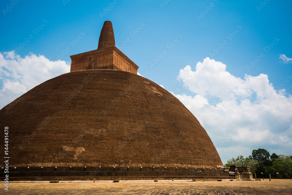 Sacred City of Anuradhapura, Abhayagiri Dagoba, Sri Lanka, Asia