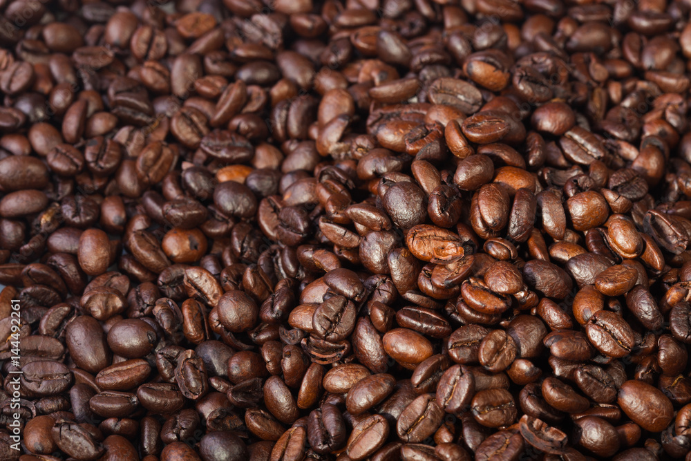 roasted coffee beans, can be used as a texture - the beautiful food background roasted coffee beans, can be used as a texture - the beautiful food background