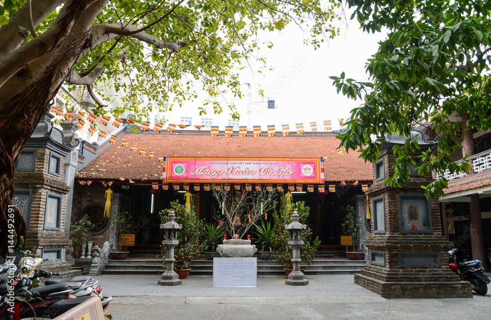 Chua Ba Da temple in Hanoi, Vietnam