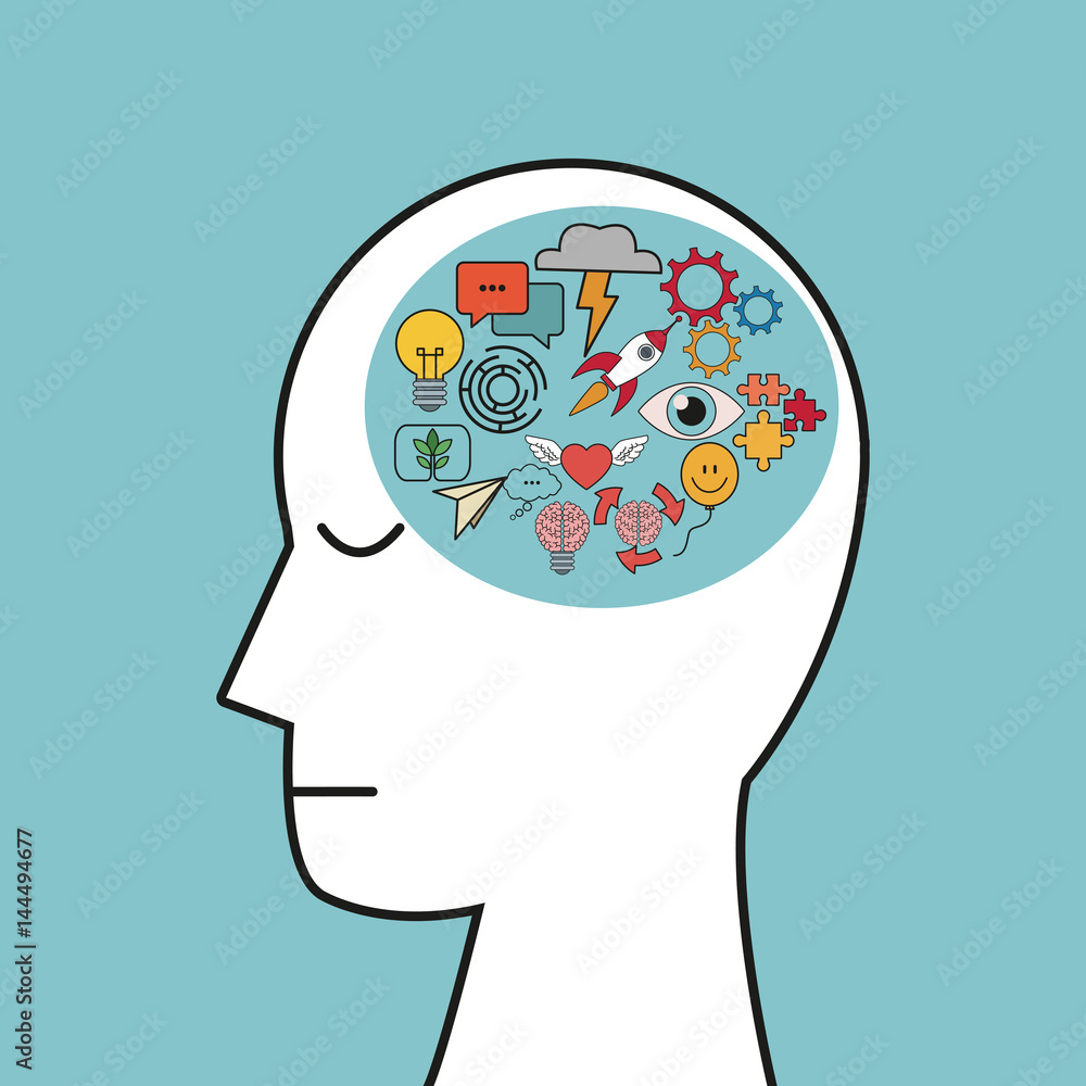 profile human head creativity idea vector illustration eps 10 profile human head creativity idea vector illustration eps 10
