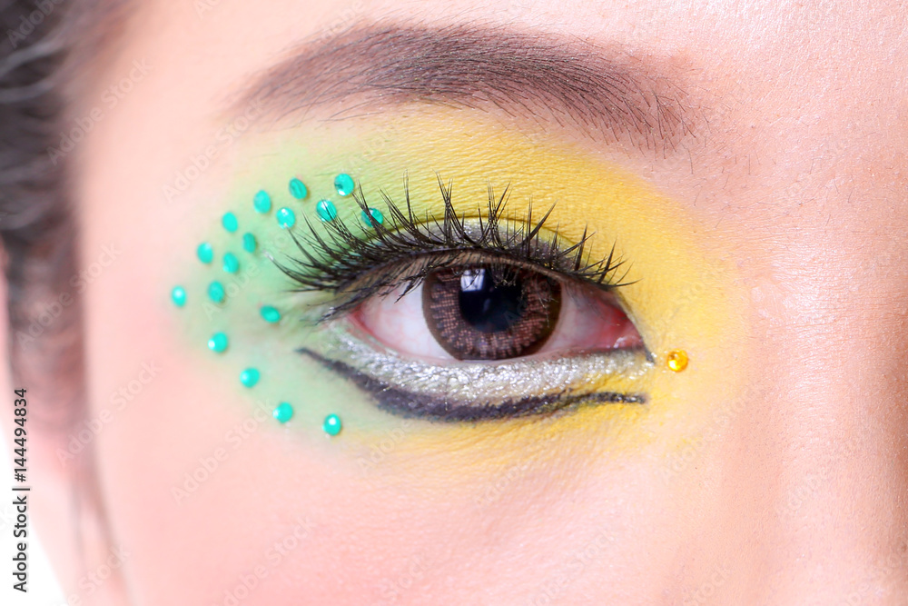 Asian Woman Fashion Makeup. Asian Woman Fashion Makeup.