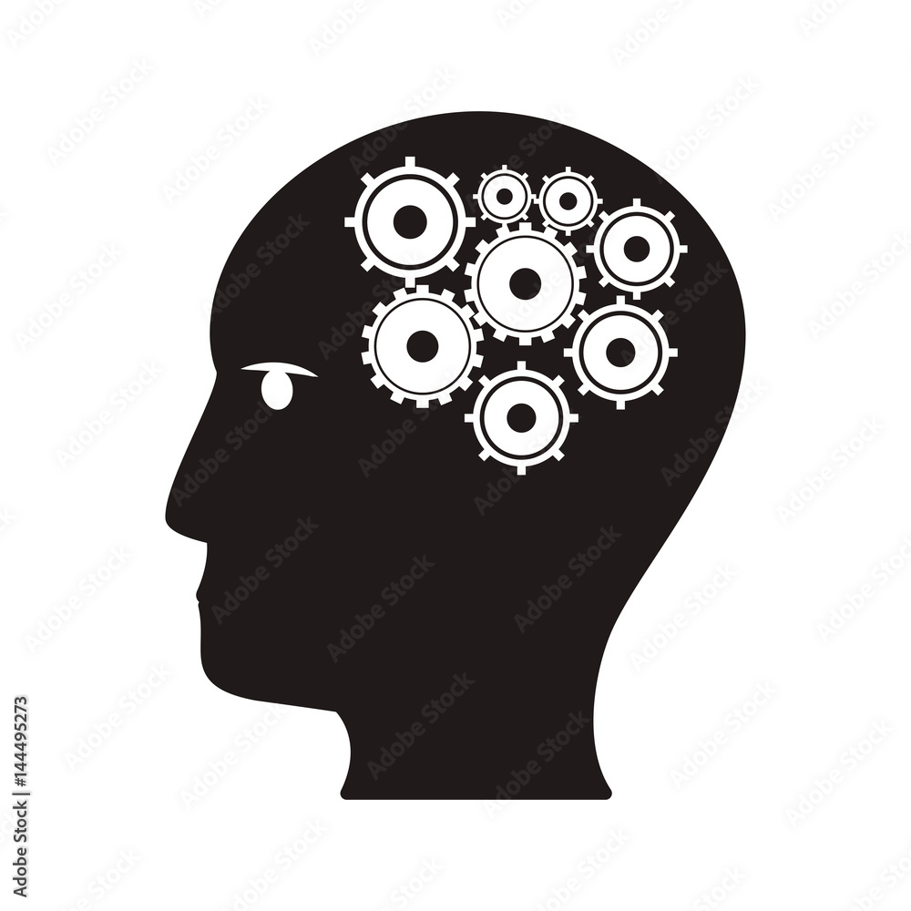 human head gear idea teamwork concept vector illustration eps 10 human head gear idea teamwork concept vector illustration eps 10