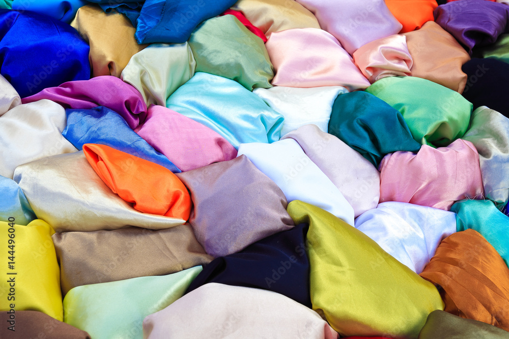 silk cloth textile fabrics of textured texture background